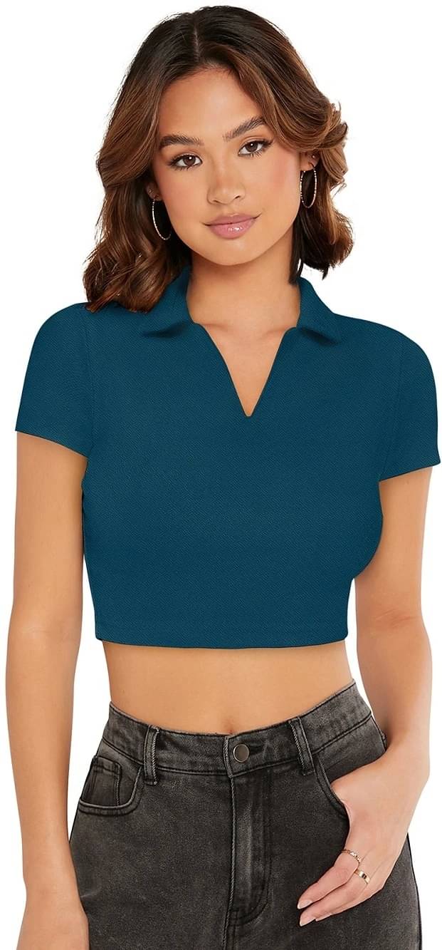Lovespreadin Women's Lycra Crop Top ( Multicolor ) Lovespreadin Women's Lycra Crop Top ( Multicolor )