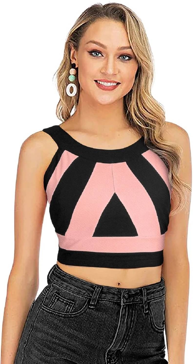 Lovespreadin Women's Polyester Crop Top ( Multicolor 3 ) Lovespreadin Women's Polyester Crop Top ( Multicolor 3 )