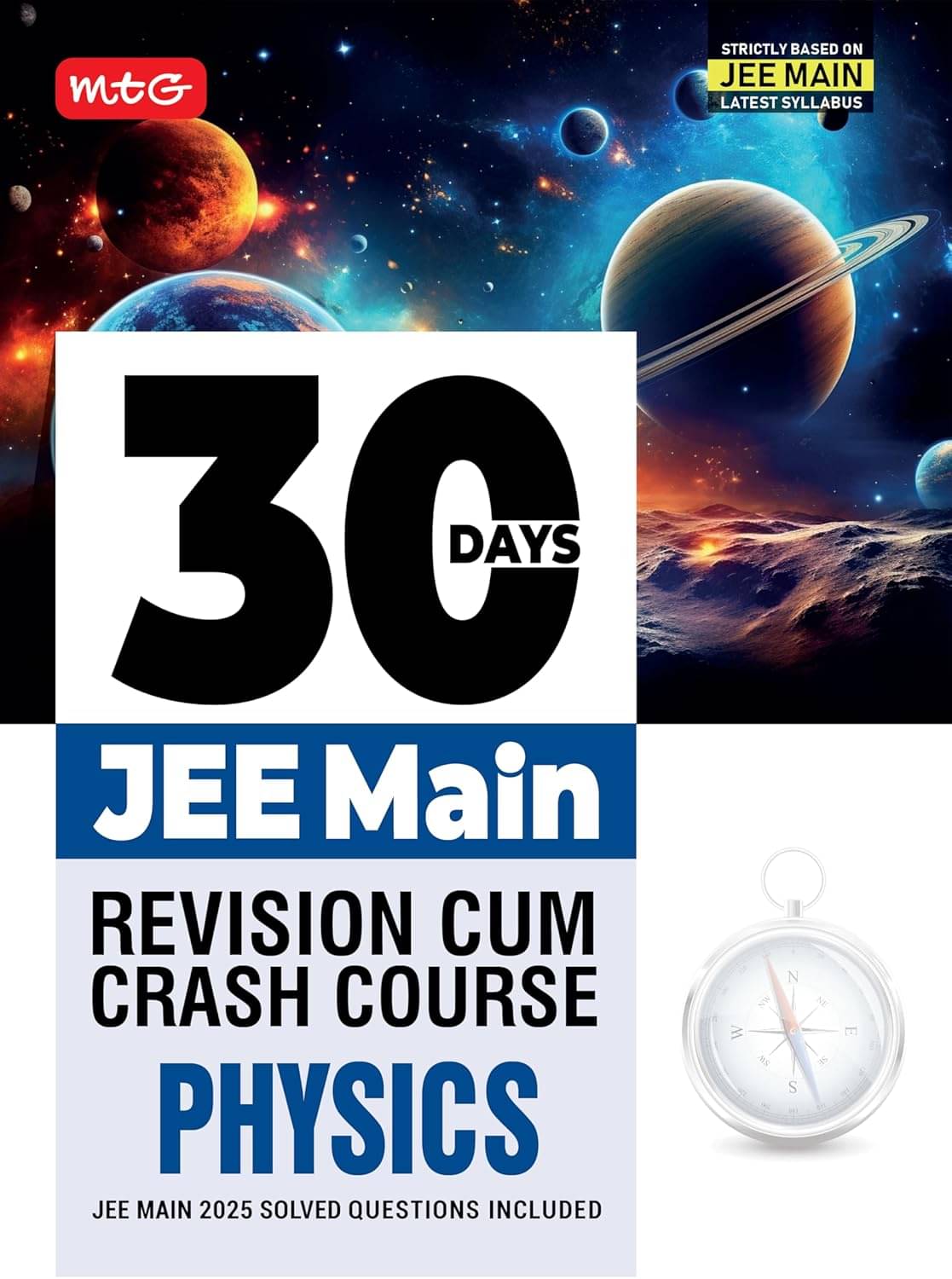 MTG 30 Days JEE Main Revision Cum Crash Course Physics Book For 2026 Exam | JEE Main 2025 Previous Years Solved Question Paper Included | Based on JEE Main Latest Pattern MTG 30 Days JEE Main Revision Cum Crash Course Physics Book For 2026 Exam | JEE Main 2025 Previous Years Solved Question Paper Included | Based on JEE Main Latest Pattern