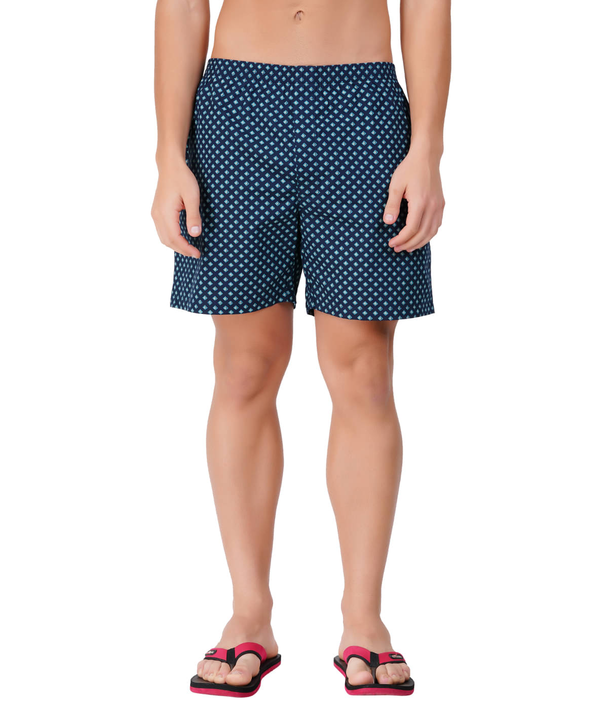 Merino Pack of 1 Cotton Boxers For Men's ( Blue ) Merino Pack of 1 Cotton Boxers For Men's ( Blue )