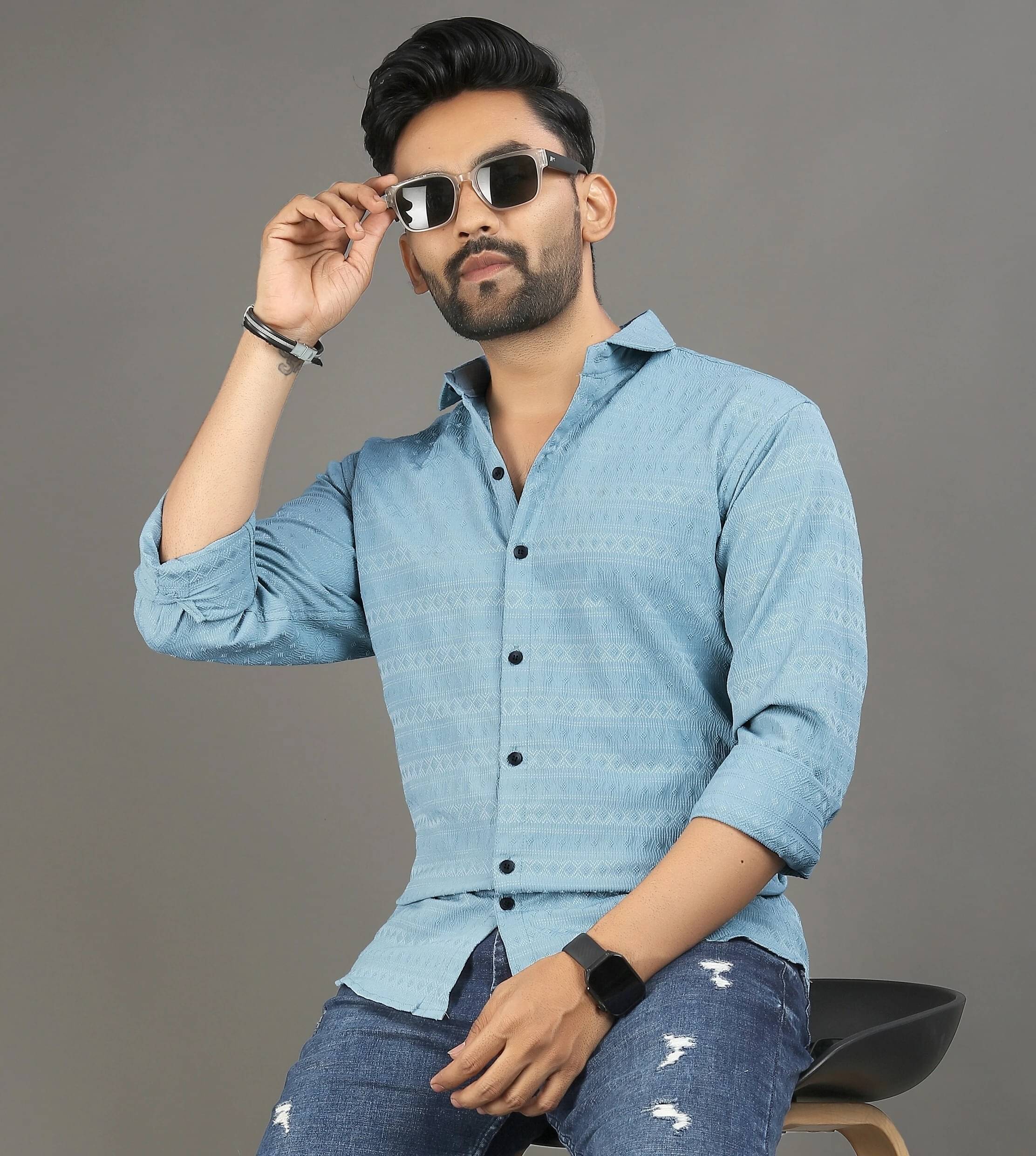 Nofilter Cotton Blend Regular Fit Self Design Full Sleeves Men's Casual Shirt - Light Green ( Pack of 1 ) Nofilter Cotton Blend Regular Fit Self Design Full Sleeves Men's Casual Shirt - Light Green ( Pack of 1 )