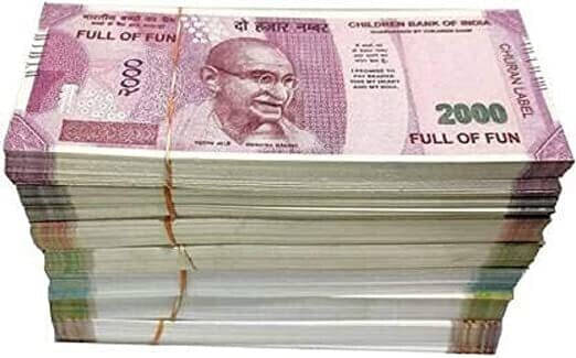 Pack of -(11*6 =66 New Note)NEW Latest Design Dummy Currency Notes Pack of -(11*6 =66 New Note)NEW Latest Design Dummy Currency Notes
