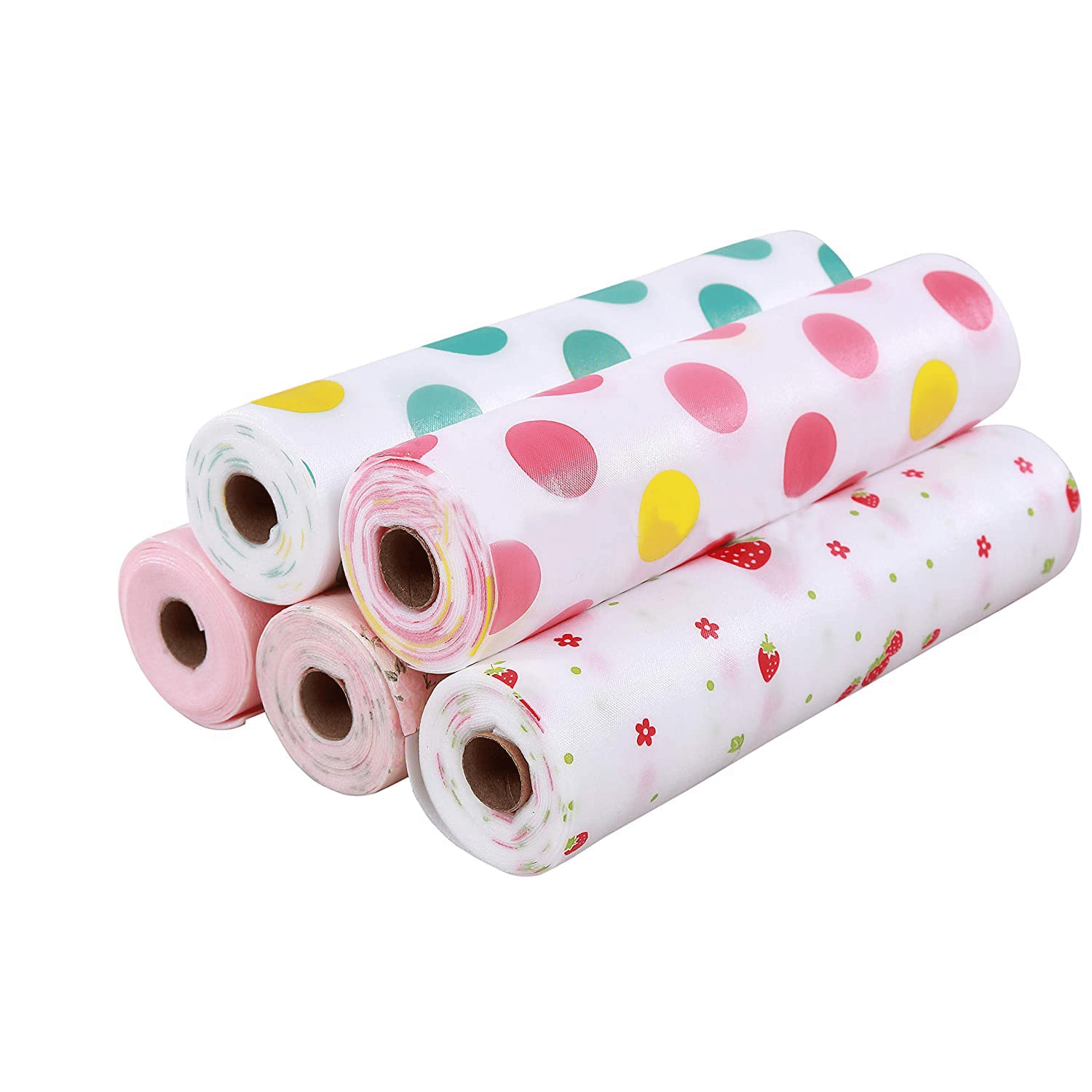 Printing Polka DOT Antibacterial Cabinet Plastic Foam Household Wardrobe Moisture Drawer Pad Waterproof Non-Slip Paper Kitchen Cupboard Liners Roll Mat (30 * 300Cm),Multicolour, 1 Pcs Random