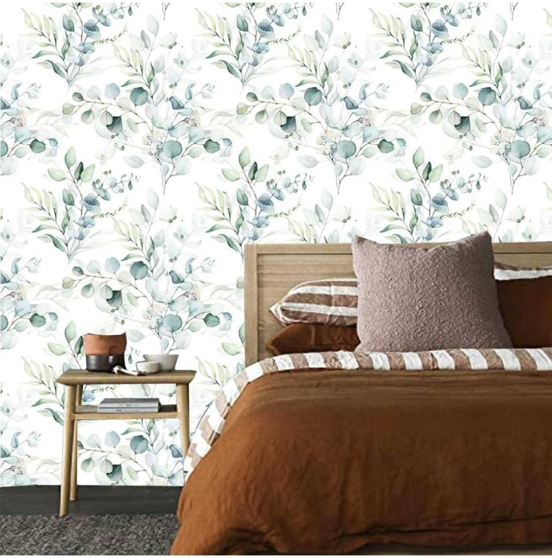 Sekhmet Floral Self-Adhesive Wallpaper PVC Peel & Kitchen & Furniture Makeover(45x500 cm)     			Sekhmet Floral Self-Adhesive Wallpaper PVC Peel & Kitchen & Furniture Makeover(45x500 cm)