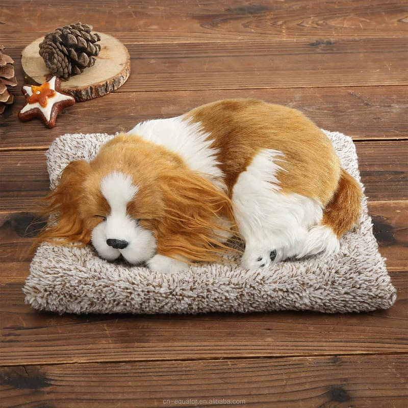 Sleeping Cute Dog – Beige & White Car Interior Decoration Dog Decor ABS Sleeping Toy Auto Dashboard Ornaments, Sleeping Puppy Stuffed Toy - Big Size (28cm X 21cm)     			Sleeping Cute Dog – Beige & White Car Interior Decoration Dog Decor ABS Sleeping Toy Auto Dashboard Ornaments, Sleeping Puppy Stuffed Toy - Big Size (28cm X 21cm)