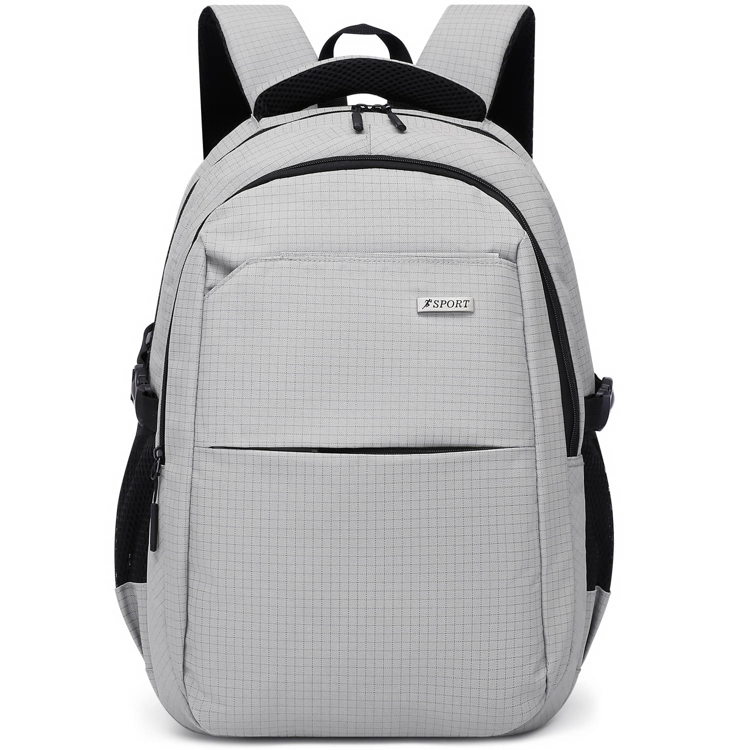     			Tinytot Grey Polyester Backpack For Kids