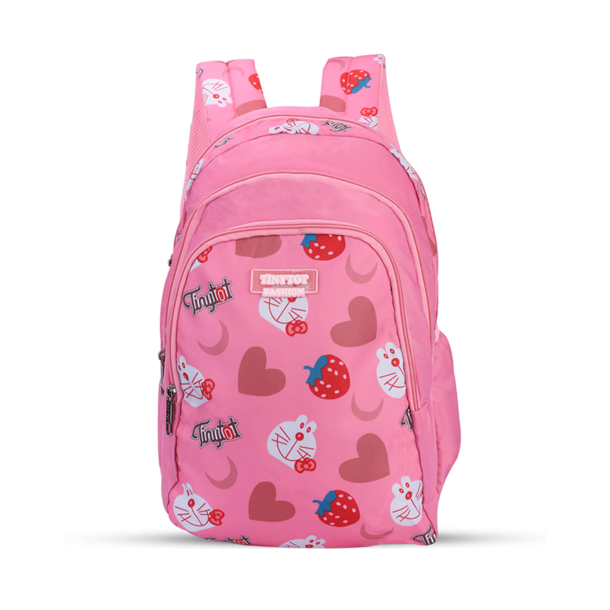     			Tinytot Pink Polyester Backpack For Kids