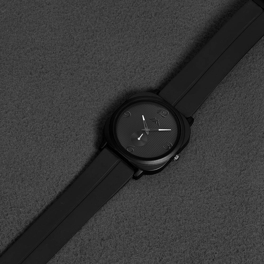     			Trex Black Silicon Analog Men's Watch