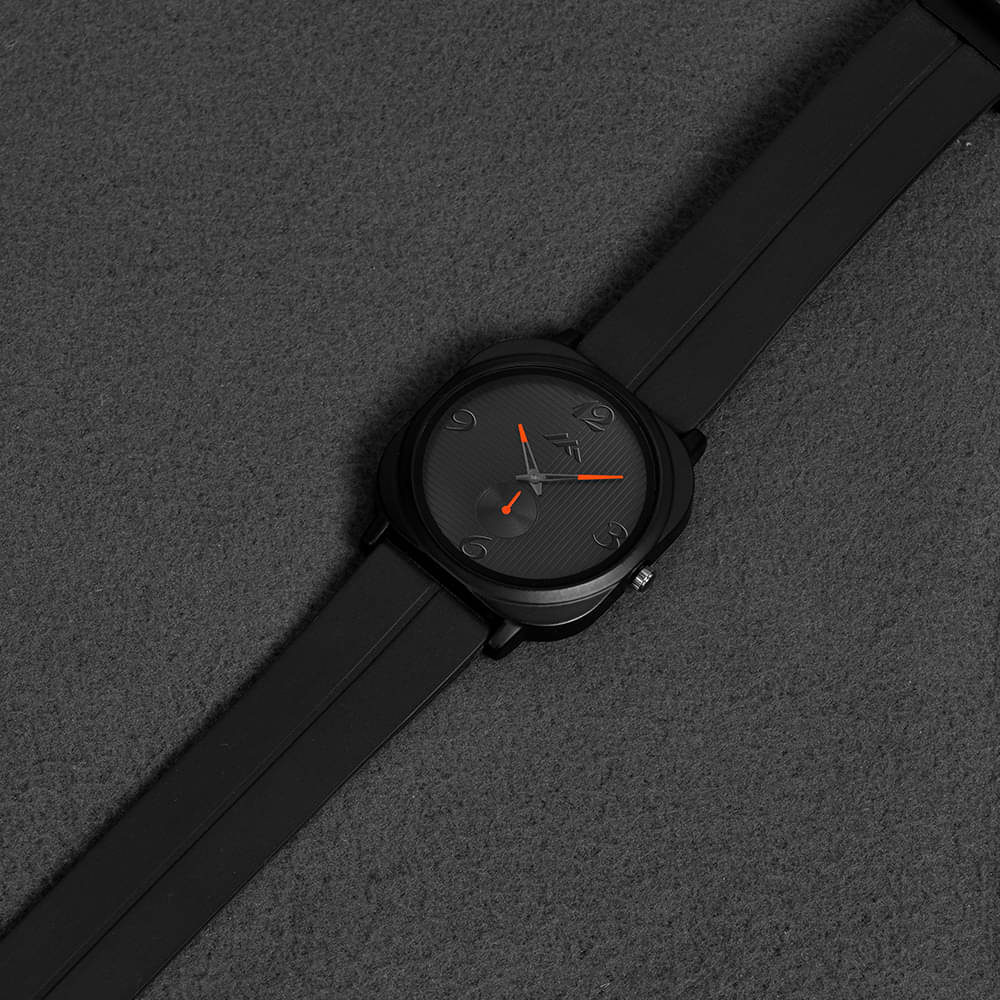     			Trex Black Silicon Analog Men's Watch