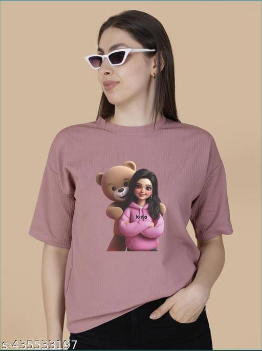 Wexam Style Women's Cotton Blend Regular Top ( Pink ) Wexam Style Women's Cotton Blend Regular Top ( Pink )