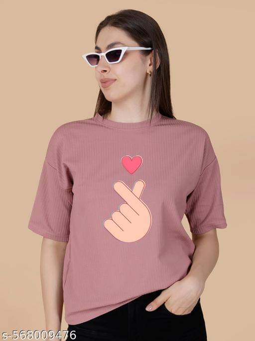 Wexam Style Women's Cotton Blend Regular Top ( Pink ) Wexam Style Women's Cotton Blend Regular Top ( Pink )
