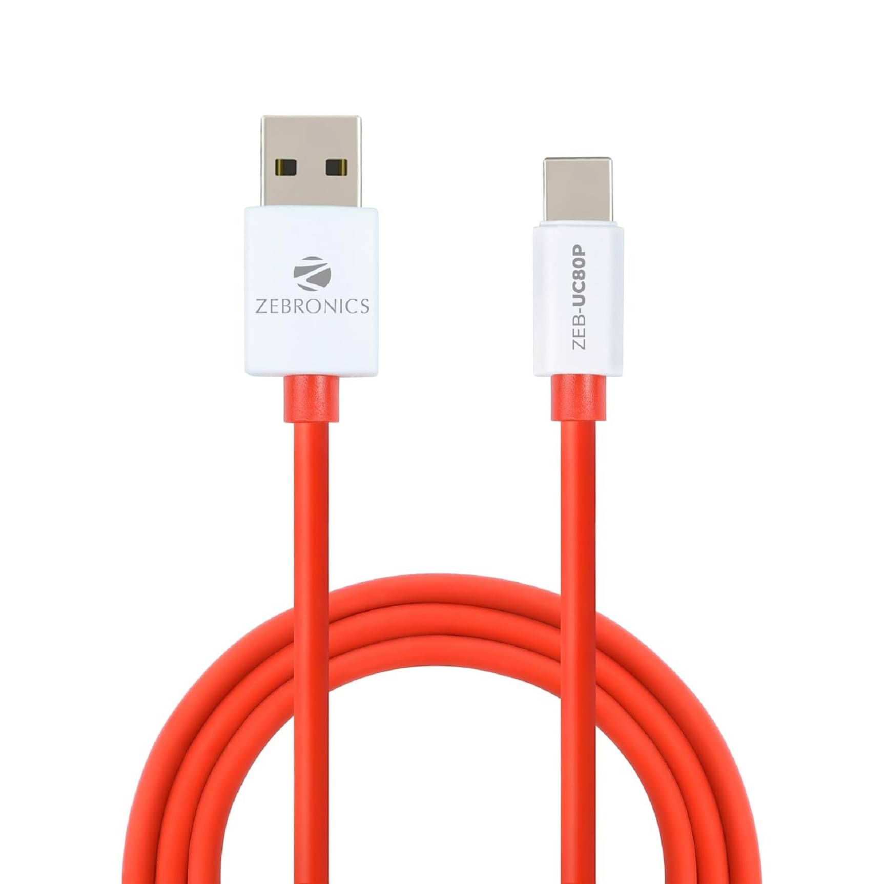 ZEBRONICS UC80P USB - Type C Cable, 80 Watts ZEBRONICS UC80P USB - Type C Cable, 80 Watts