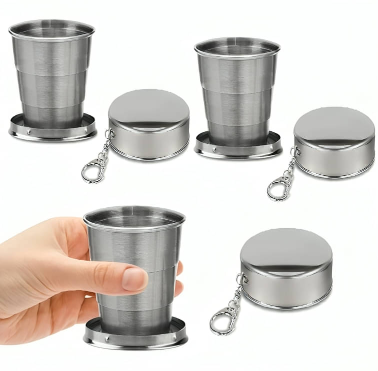     			dust n shine Assorted Folding Steel Travel Glass