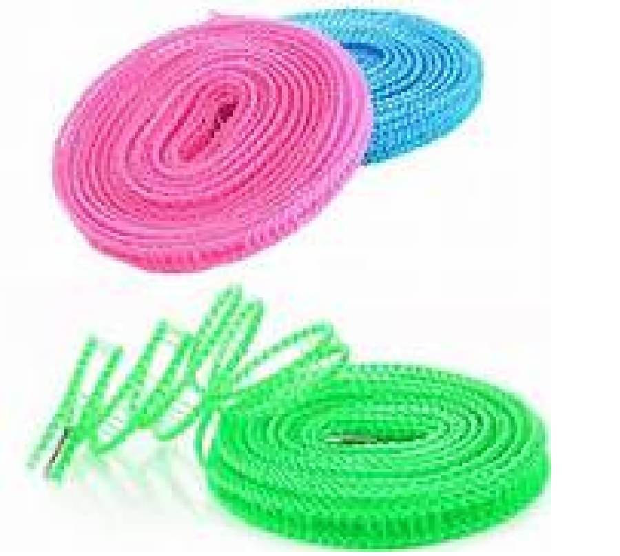     			pack of 3 Anti-Slip Clothes Drying Nylon Rope with Hooks – Portable Laundry Line for Home, Travel & Camping – Adjustable