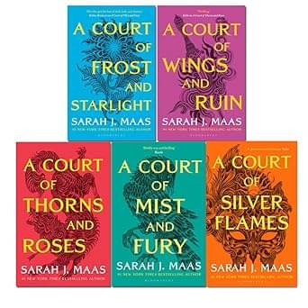     			A Court of Thorns and Roses Series 5 Books Collection Set by Sarah J. Maas (A Court of Thorns and Roses, A Court of Mist and Fury, A Court of Wings and Ruin, A Court of Frost and Starlight & MORE!)
