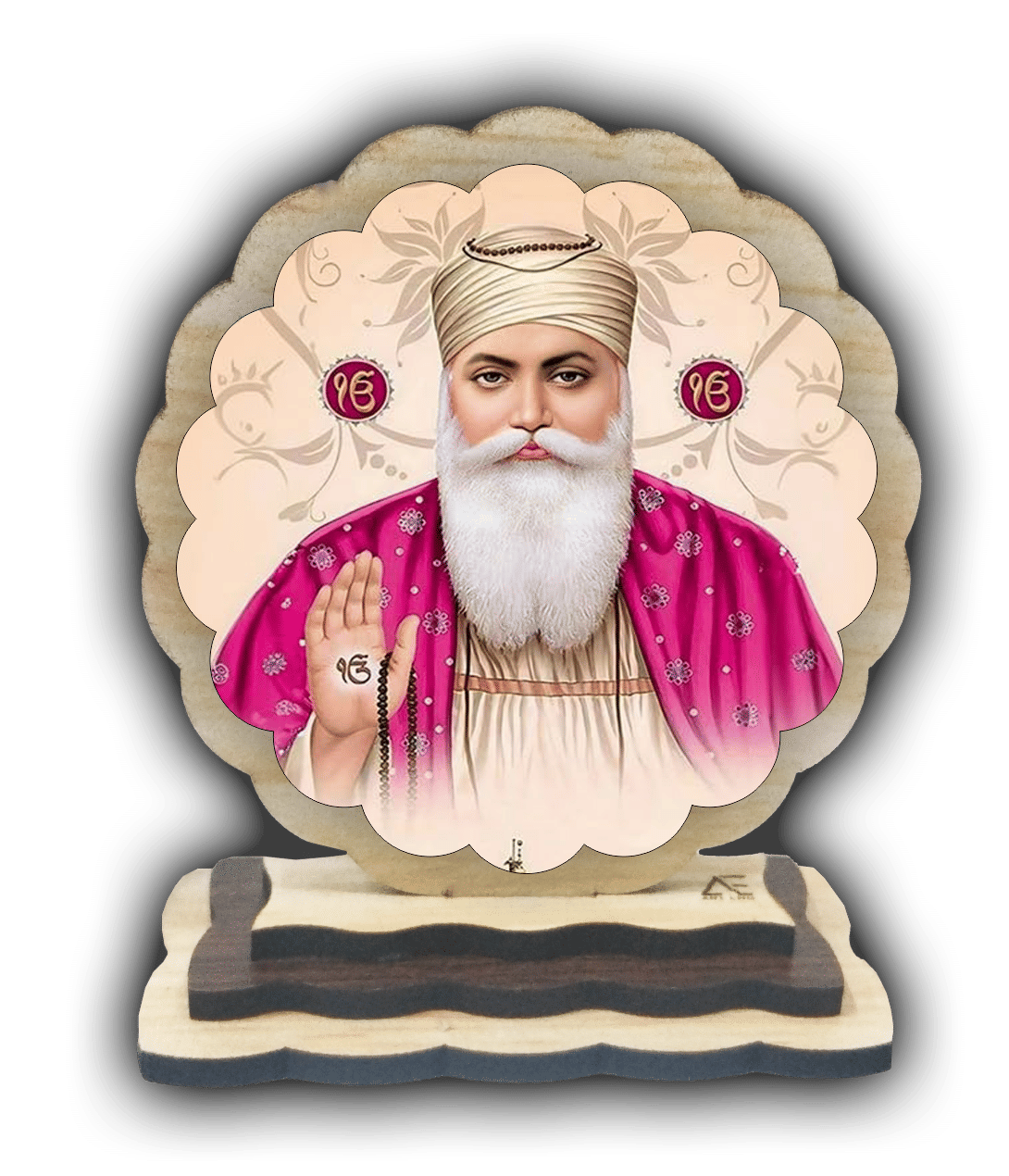 ART END Gurunanak Ideal For Car Dashboard ( Pack of 1 ) ART END Gurunanak Ideal For Car Dashboard ( Pack of 1 )