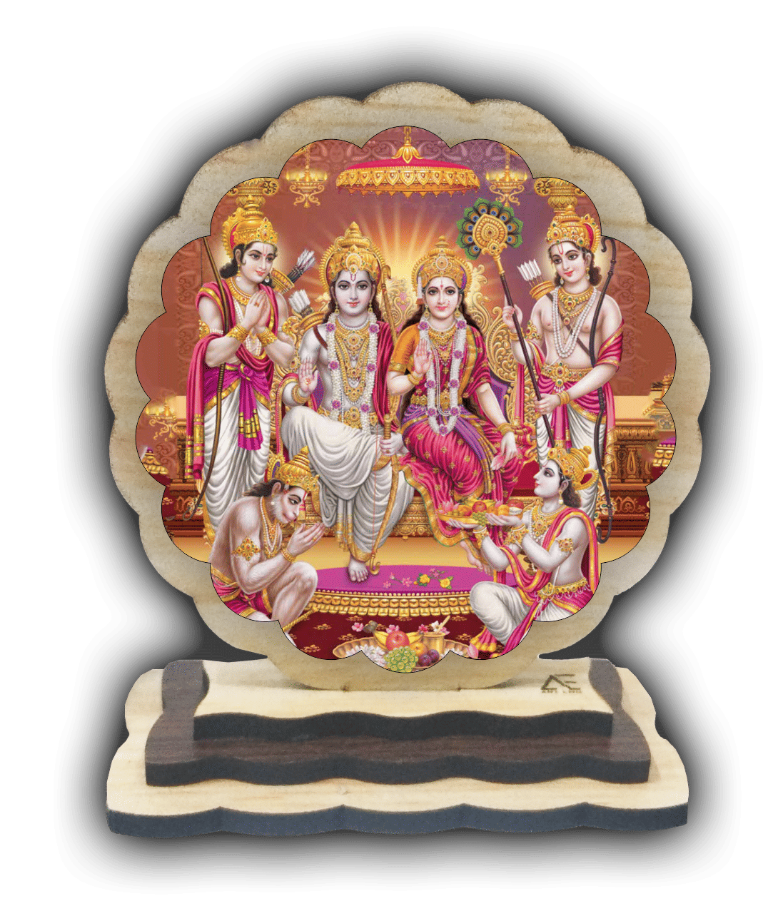     			ART END Ram Darbar Ideal For Car Dashboard ( Pack of 1 )