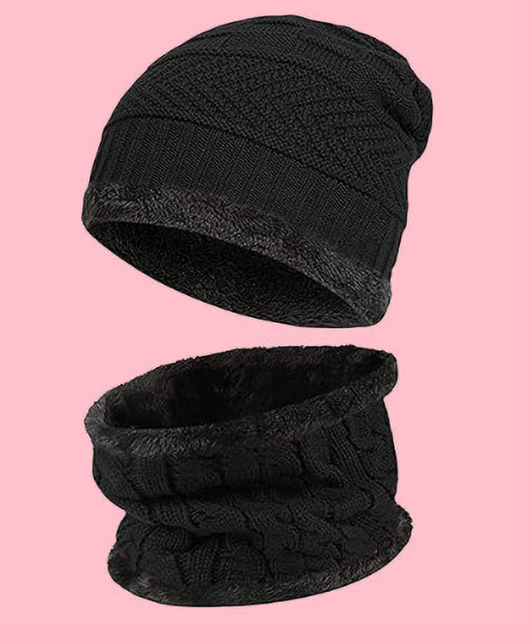     			Alamos Black Cotton Blend Women's Cap ( Pack of 3 )