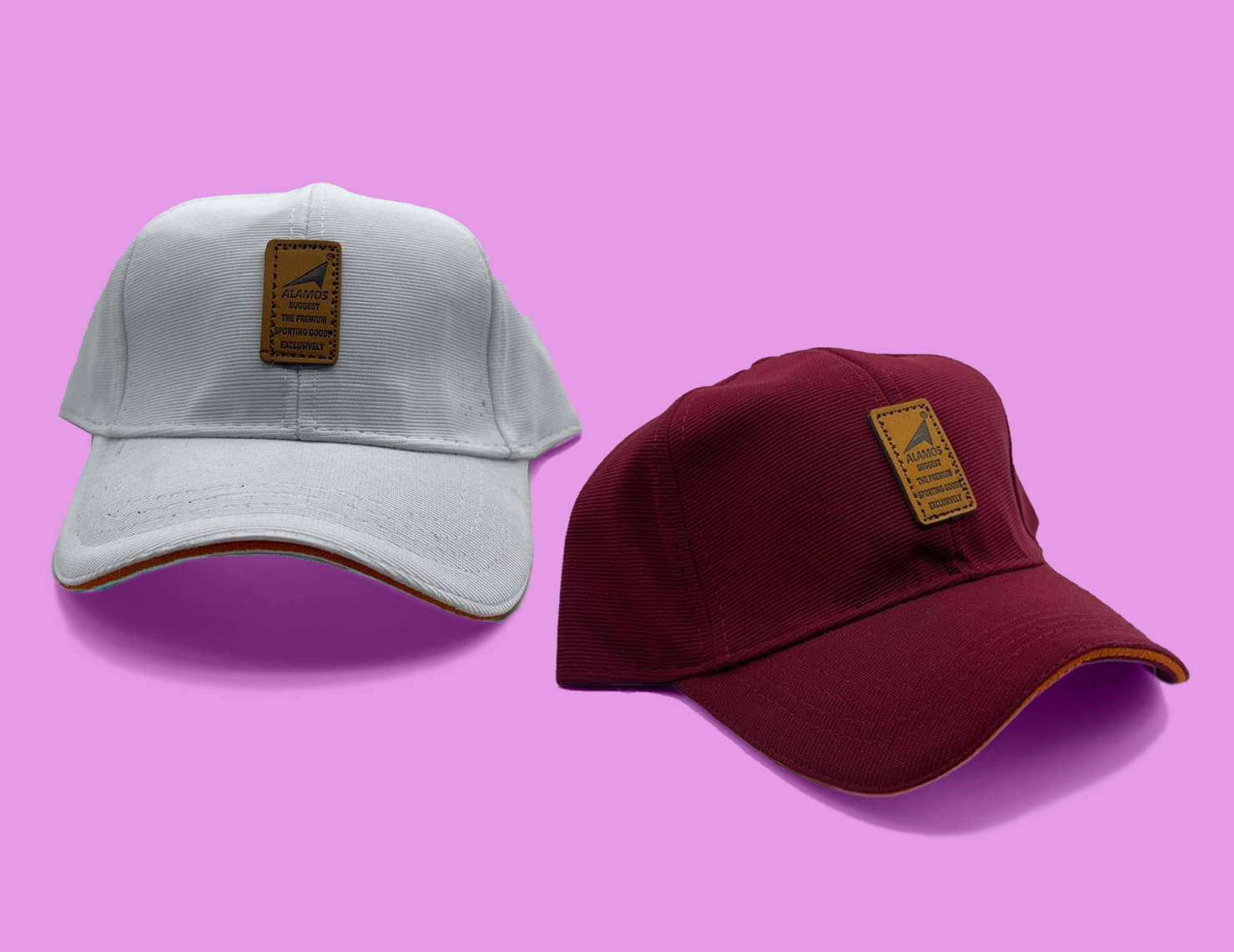     			Alamos Maroon Cotton Blend Women's Cap ( Pack of 2 )