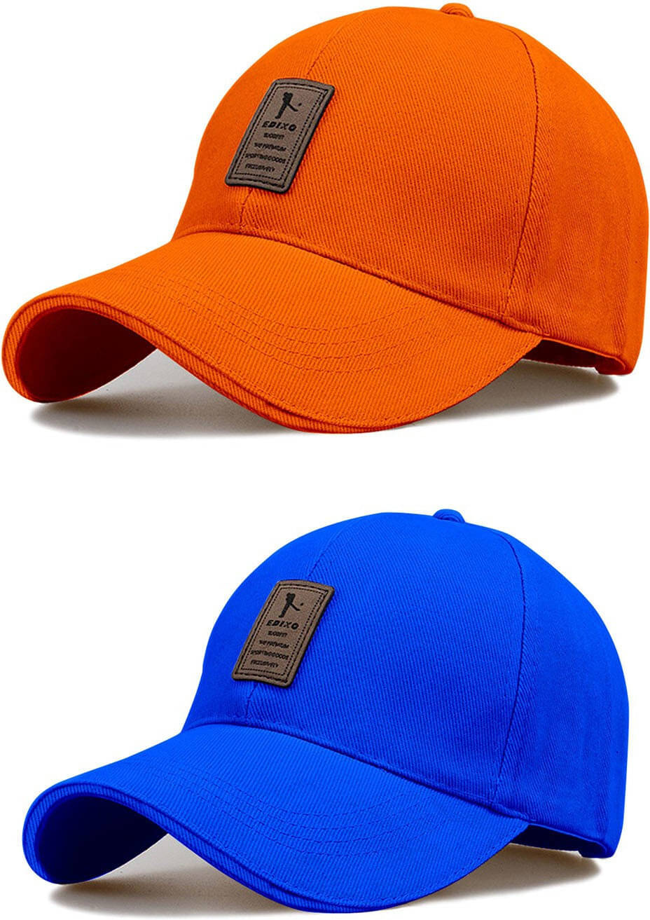     			Alamos Multicolor Cotton Women's Cap ( Pack of 2 )