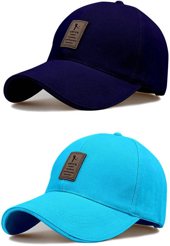     			Alamos Multicolor Cotton Women's Cap ( Pack of 2 )
