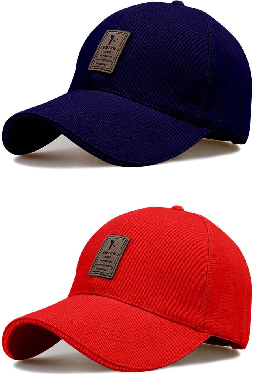     			Alamos Multicolor Cotton Women's Cap ( Pack of 2 )