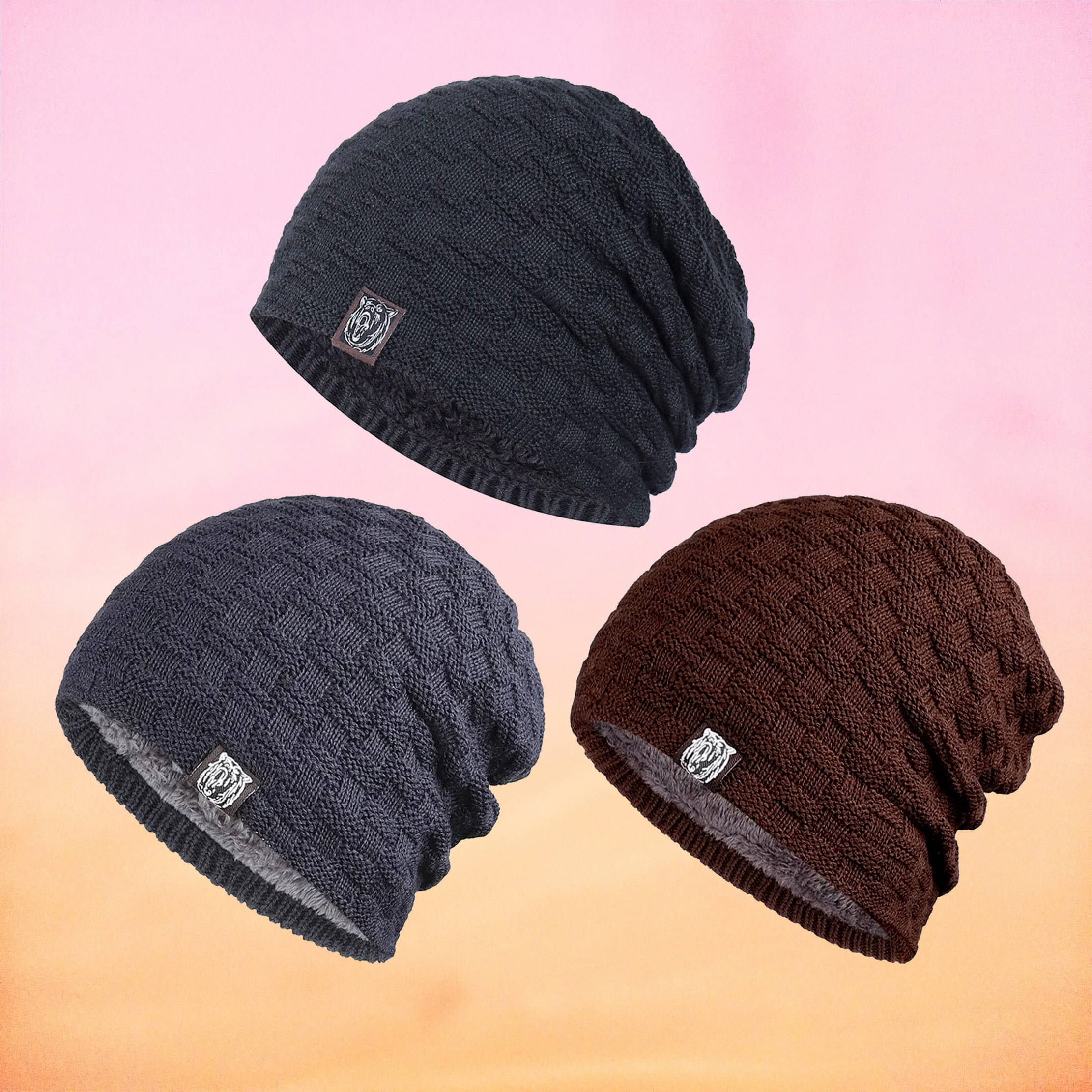     			Alamos Multicolor Woollen Women's Cap ( Pack of 1 )