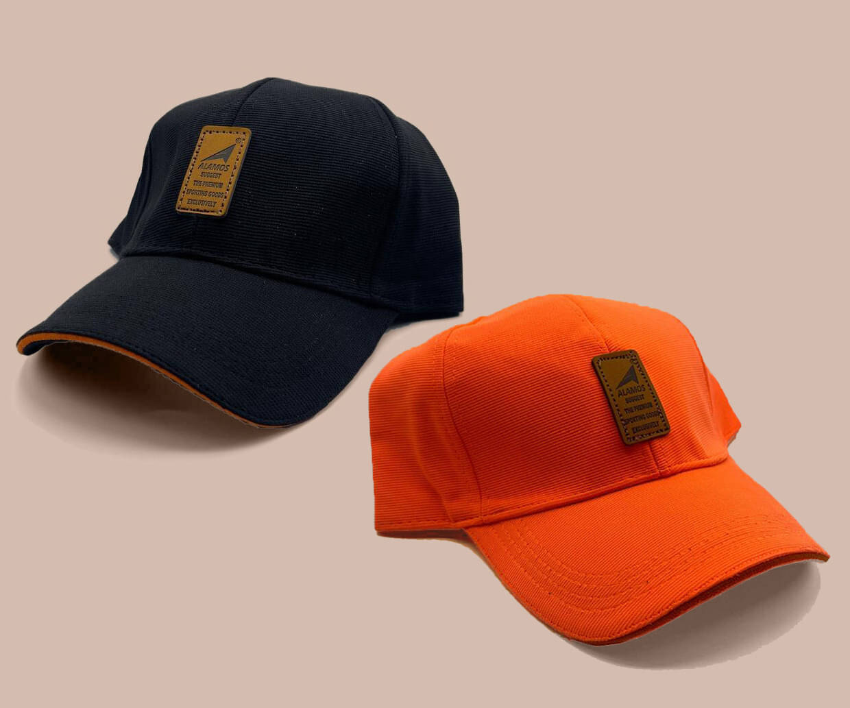     			Alamos Orange Cotton Blend Women's Cap ( Pack of 2 )