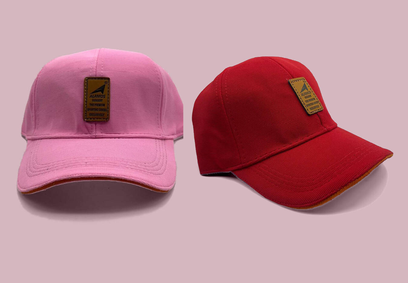 Alamos Red Cotton Blend Women's Cap ( Pack of 2 ) Alamos Red Cotton Blend Women's Cap ( Pack of 2 )