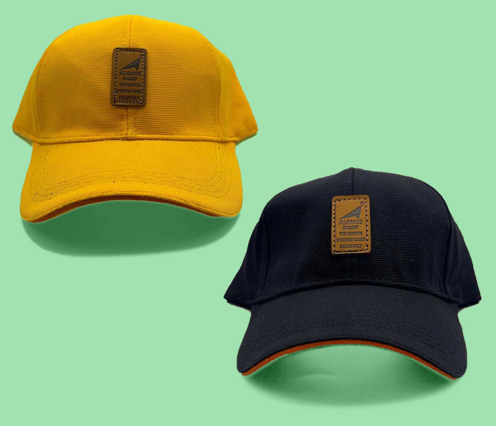 Alamos Yellow Cotton Blend Women's Cap ( Pack of 2 ) Alamos Yellow Cotton Blend Women's Cap ( Pack of 2 )