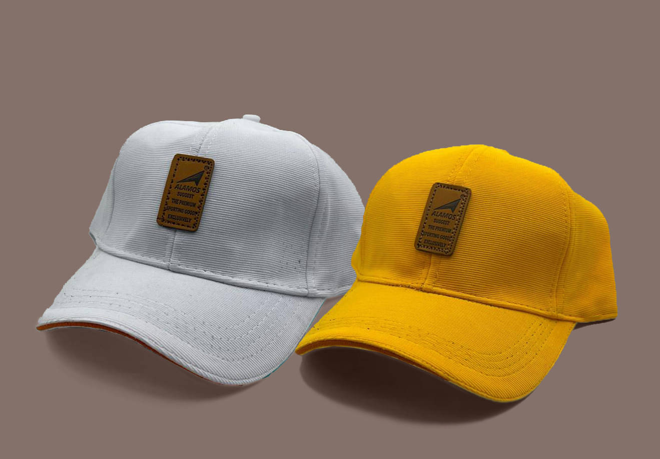 Alamos Yellow Cotton Blend Women's Cap ( Pack of 2 ) Alamos Yellow Cotton Blend Women's Cap ( Pack of 2 )