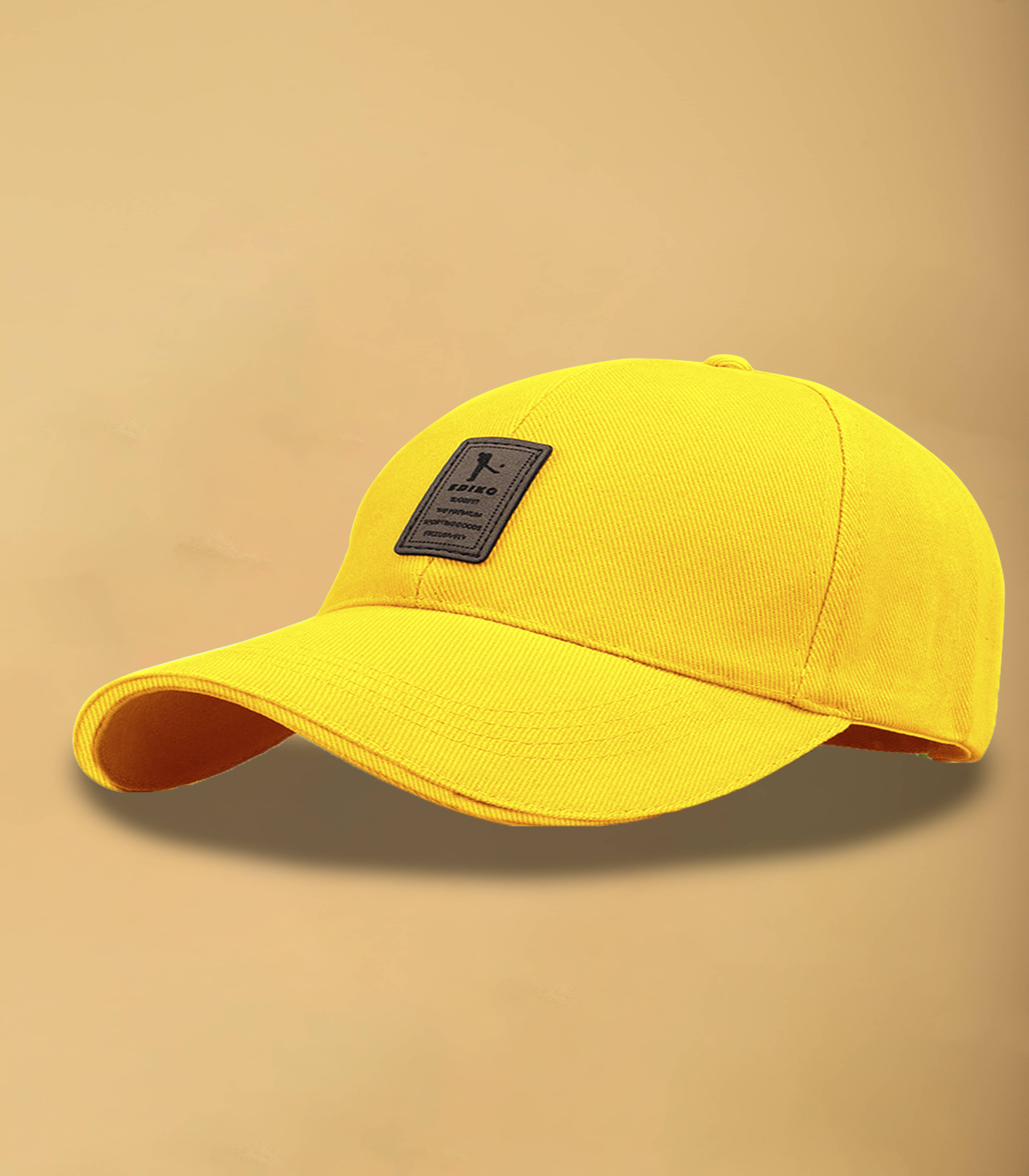     			Alamos Yellow Cotton Women's Cap ( Pack of 2 )