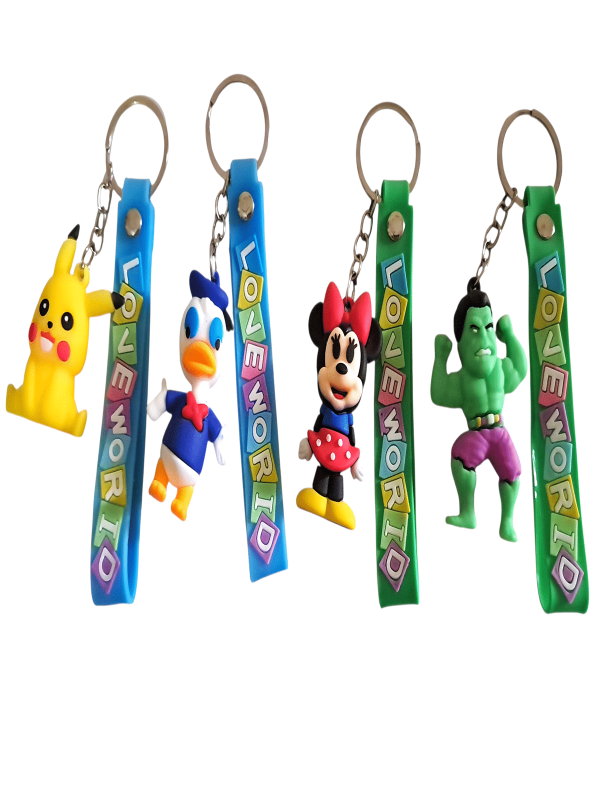     			Cailyn Multi Color Key Chain ( Pack of 4 )