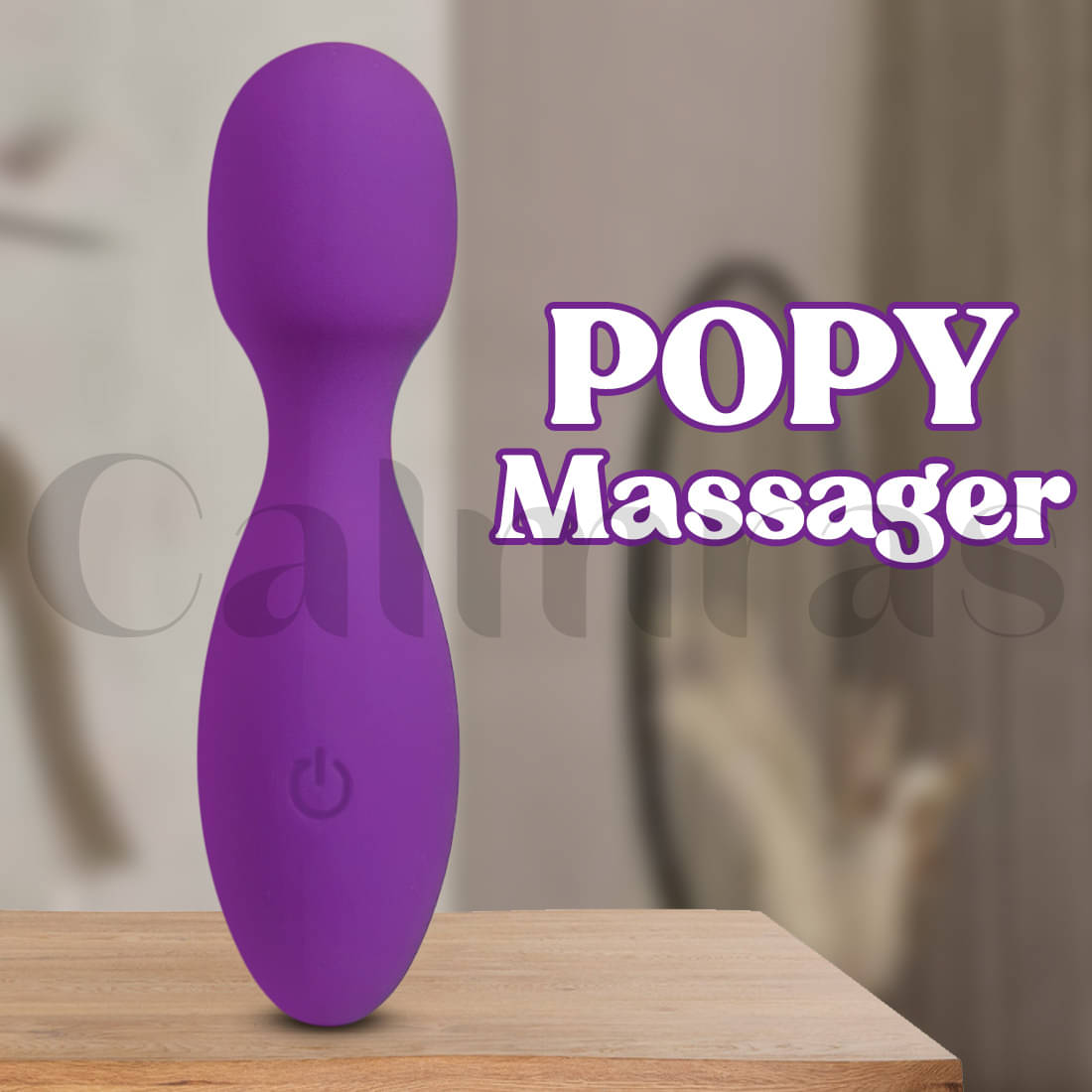     			Calmras Popy Portable Manual Massager
