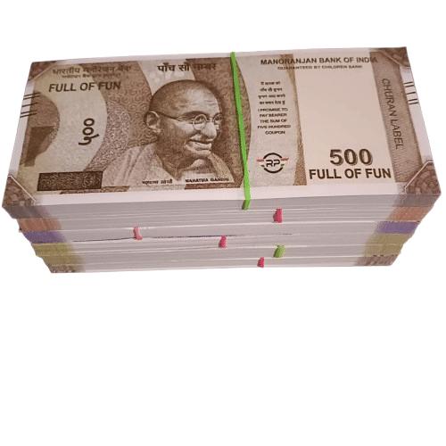     			Combo Pack (11*6= 66 Notes) ( 10,20,50,100,200,500 Notes)Fake Indian Currency_noti194