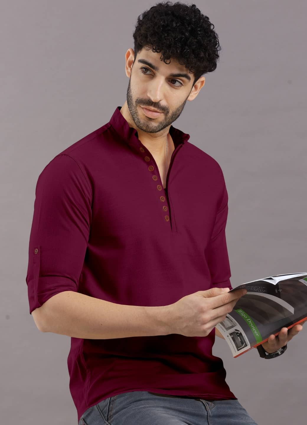 Ethnic Trendz White Cotton Blend Men's Regular Kurta ( Pack of 1 ) - Kurtas & Kurta Sets | Buy online on ZillyBuy