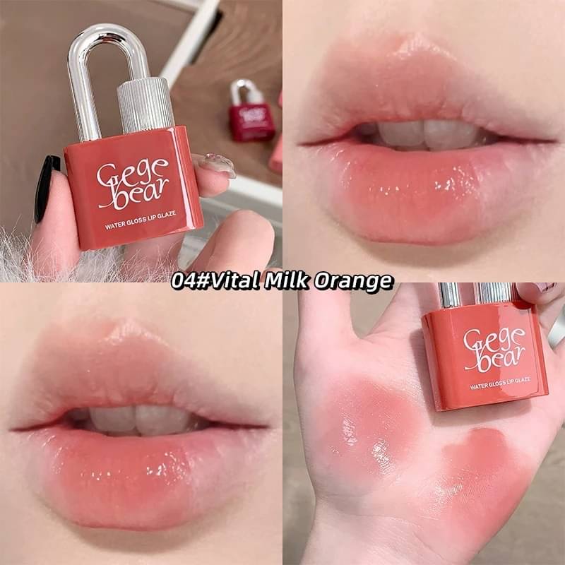     			GEGE BEAR Orange Glossy Lip Gloss 40