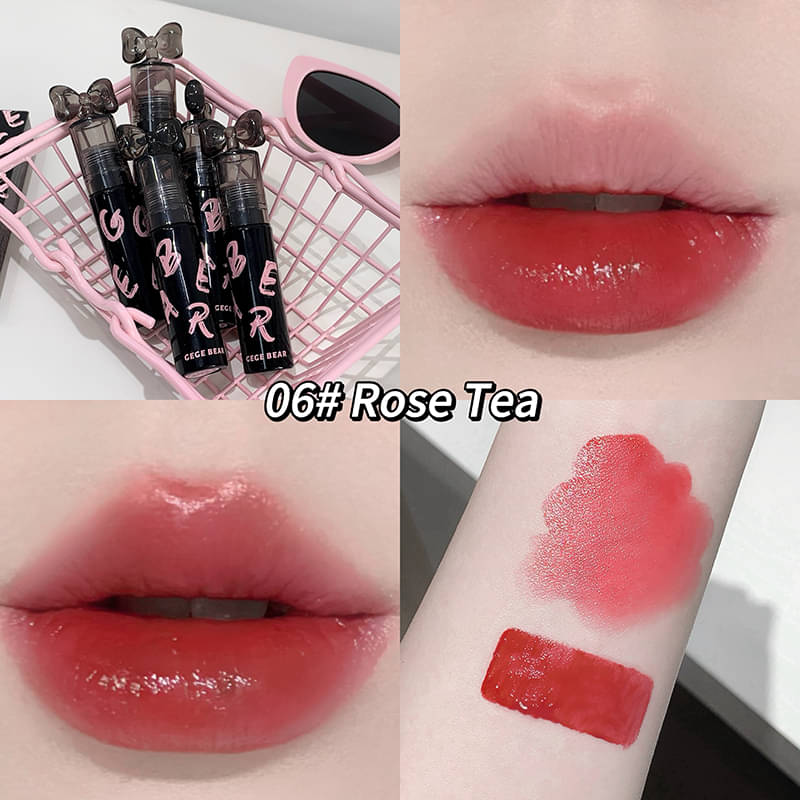     			GEGE BEAR Red Glossy Lip Gloss 2.5