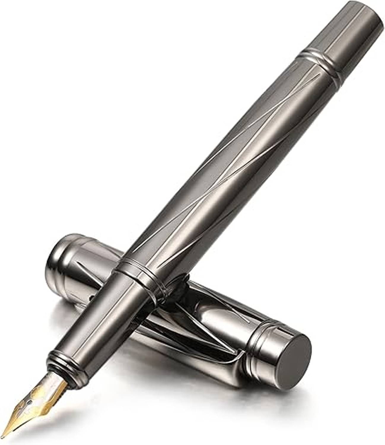     			Krink Dark Grey Fine Line Fountain Pen ( Pack of 1 )