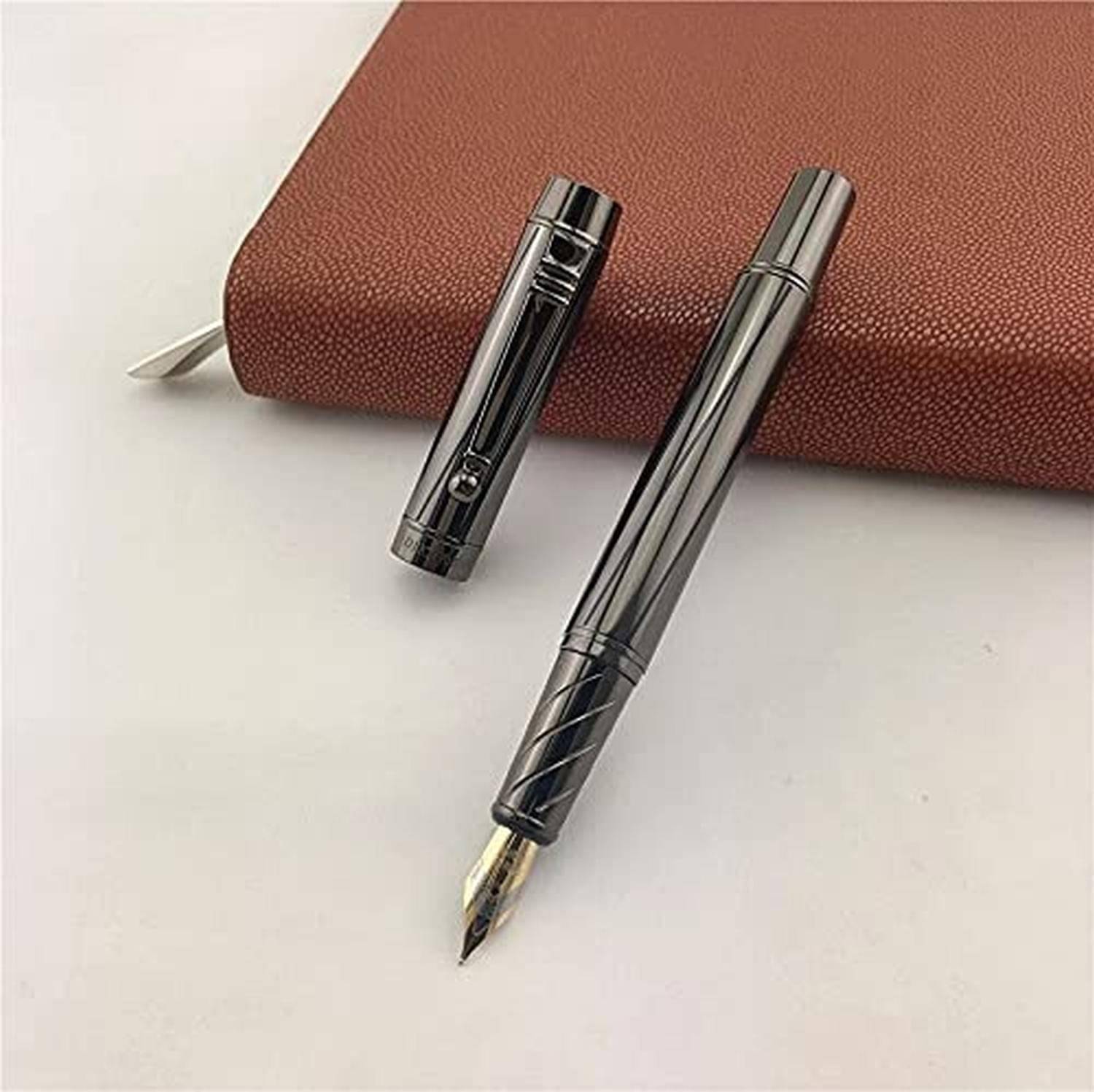     			Krink Dark Grey Fine Line Fountain Pen ( Pack of 1 )