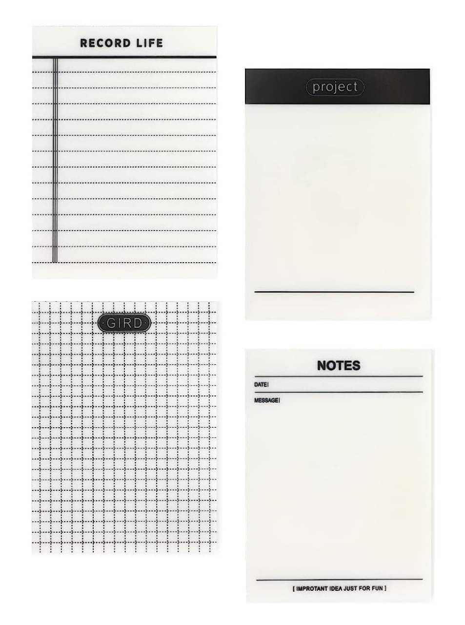 MAQOiW White Memo Pad ( Pack of 1 ) MAQOiW White Memo Pad ( Pack of 1 )