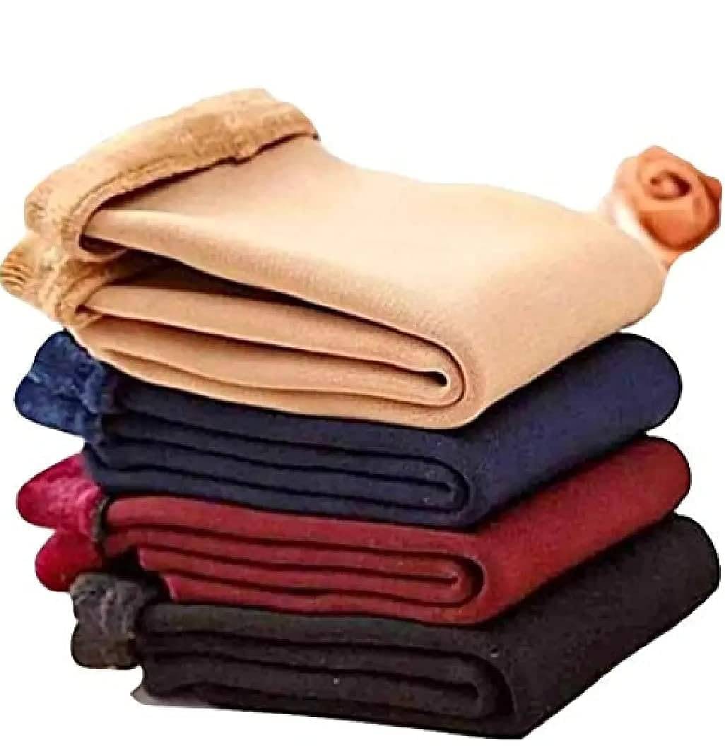     			MITSURU Pack of 4 Women's Velvet Ankle Length Socks ( Multicolor )