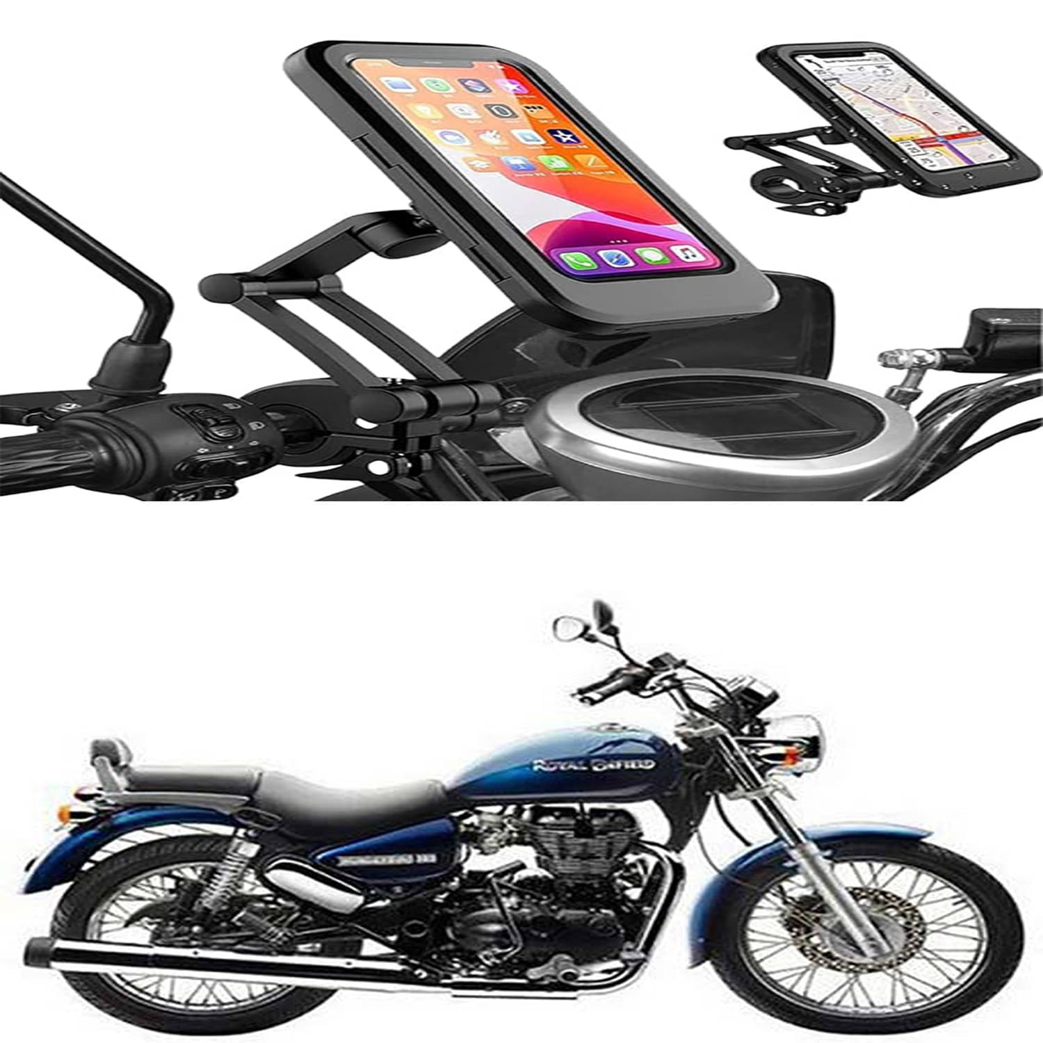 MS Wholesellar 360 Rotation Bike Phone Holder for Motorcycles & Scooters     			MS Wholesellar 360 Rotation Bike Phone Holder for Motorcycles & Scooters
