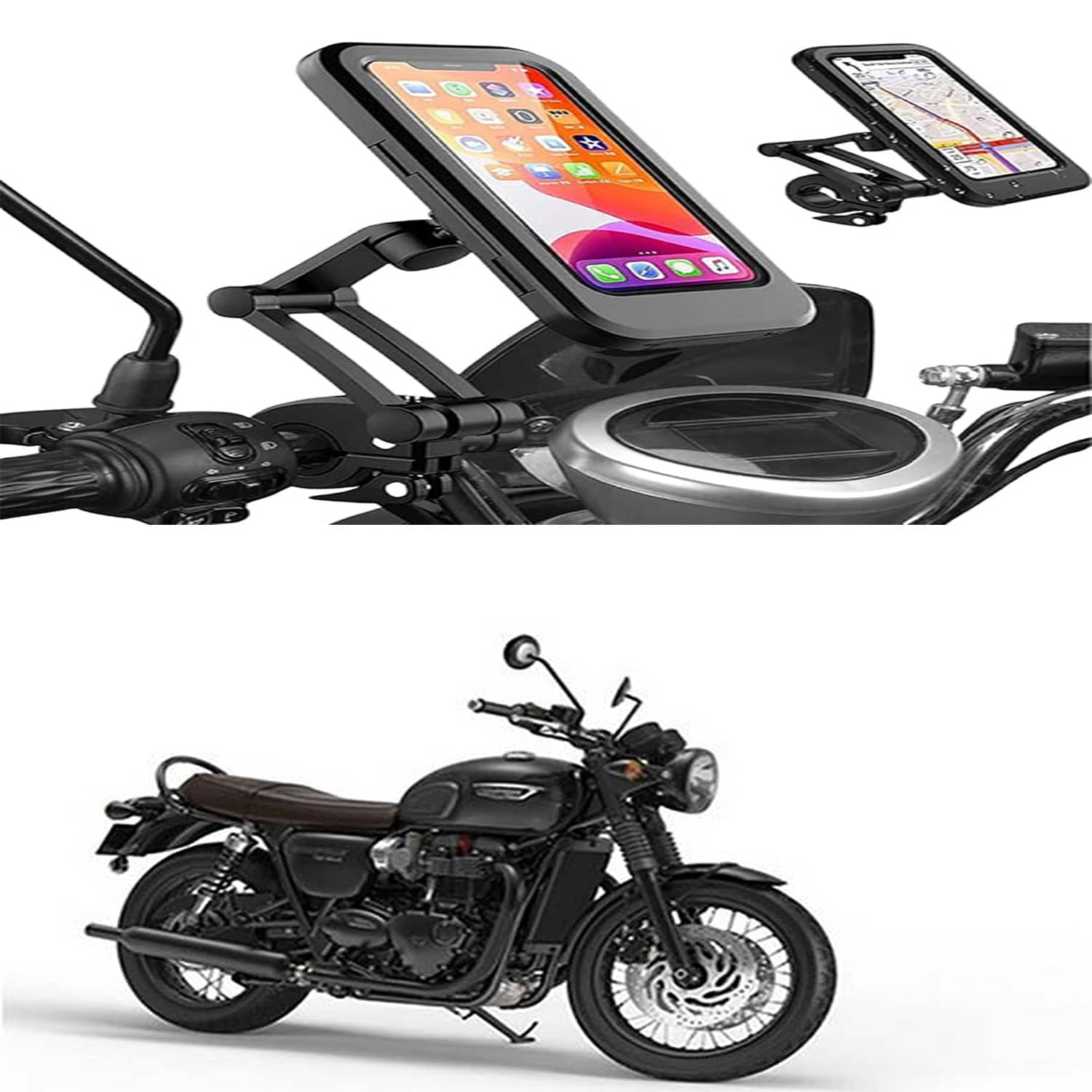 MS Wholesellar 360 Rotation Bike Phone Holder for Motorcycles & Scooters MS Wholesellar 360 Rotation Bike Phone Holder for Motorcycles & Scooters