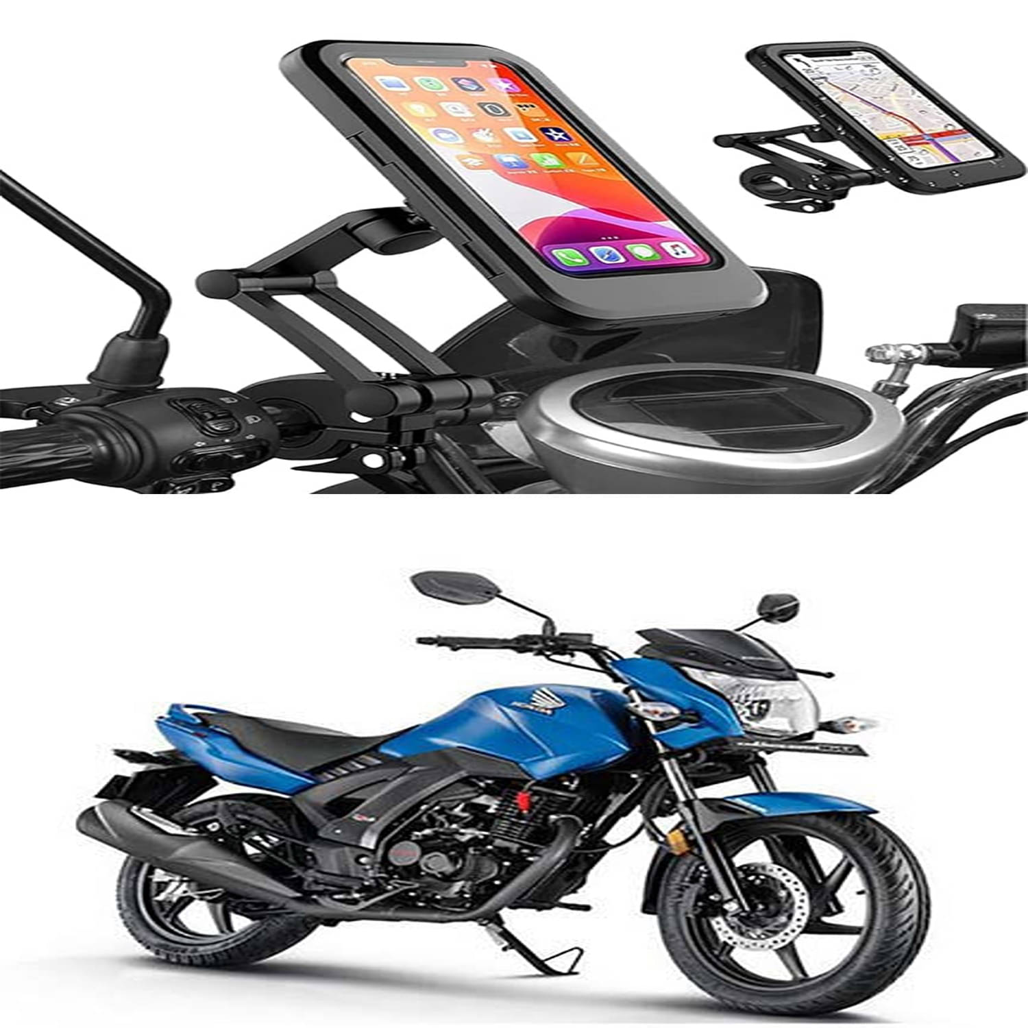 MS Wholesellar 360 Rotation Bike Phone Holder for Motorcycles & Scooters MS Wholesellar 360 Rotation Bike Phone Holder for Motorcycles & Scooters
