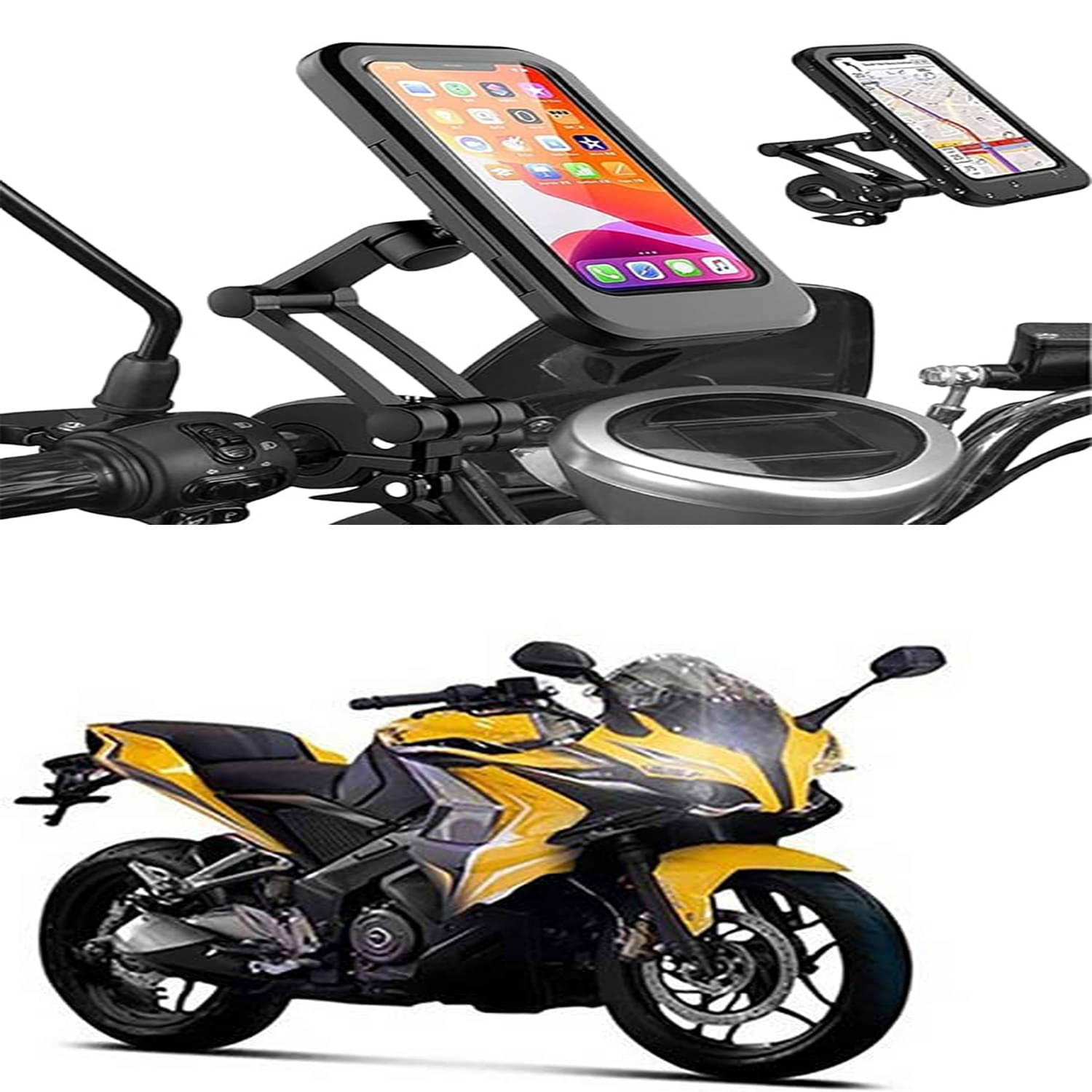 MS Wholesellar Bike GPS Mobile Holder Waterproof for Riding and Navigation MS Wholesellar Bike GPS Mobile Holder Waterproof for Riding and Navigation