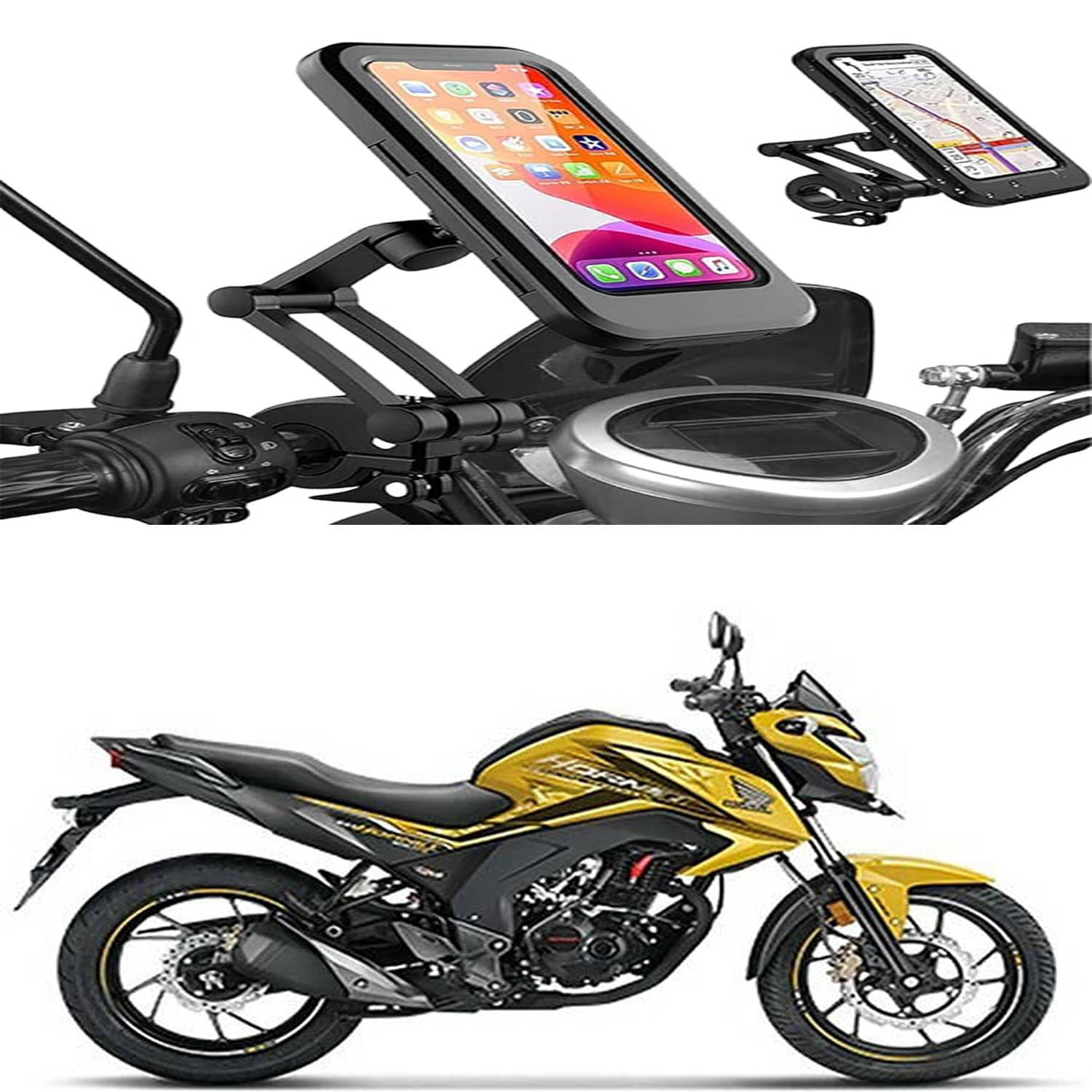 MS Wholesellar Motorcycle Phone Holder Waterproof Shockproof & Dustproof...     			MS Wholesellar Motorcycle Phone Holder Waterproof Shockproof & Dustproof...