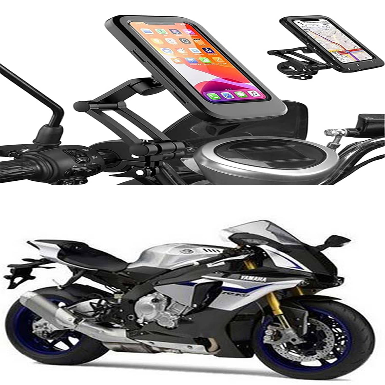 MS Wholesellar Motorcycle Phone Holder Waterproof Shockproof & Dustproof... MS Wholesellar Motorcycle Phone Holder Waterproof Shockproof & Dustproof...