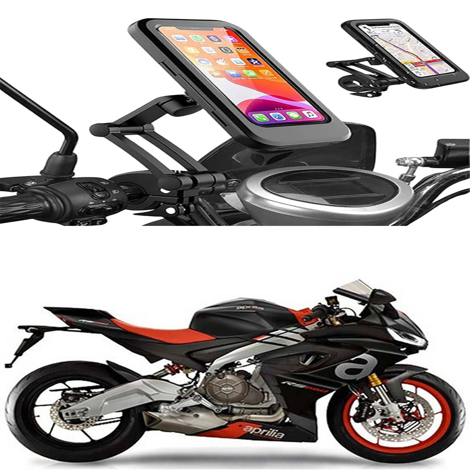 MS Wholesellar Universal Bike Phone Mount for Navigation & GPS Use MS Wholesellar Universal Bike Phone Mount for Navigation & GPS Use