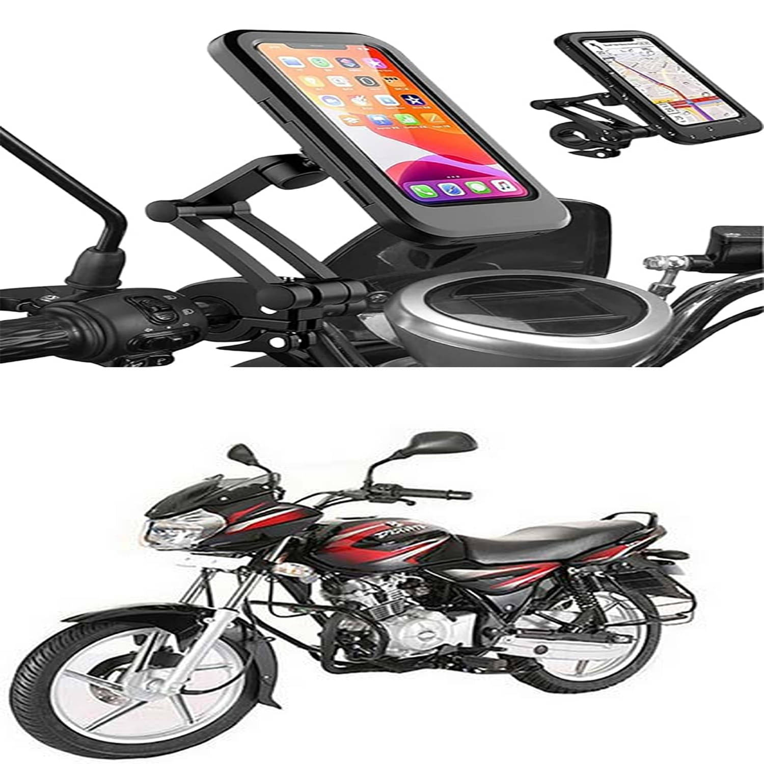     			MS Wholesellar Waterproof Handlebar Phone Mount with Touchscreen Compati...